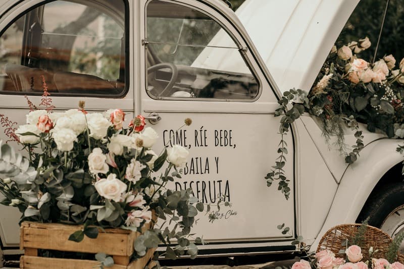 wedding-planner-salamanca-coche-novios